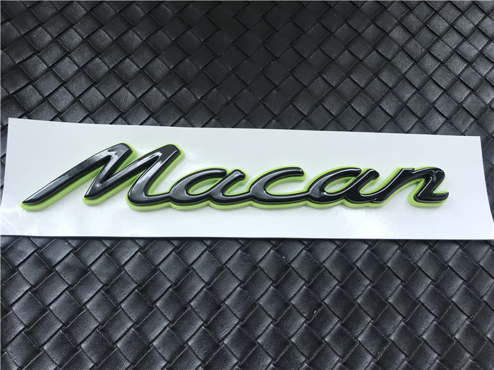 Suitable for Porsche New Energy Car Logo Macan Panamera Panamera4S Green E-Hybrid Tail Logo