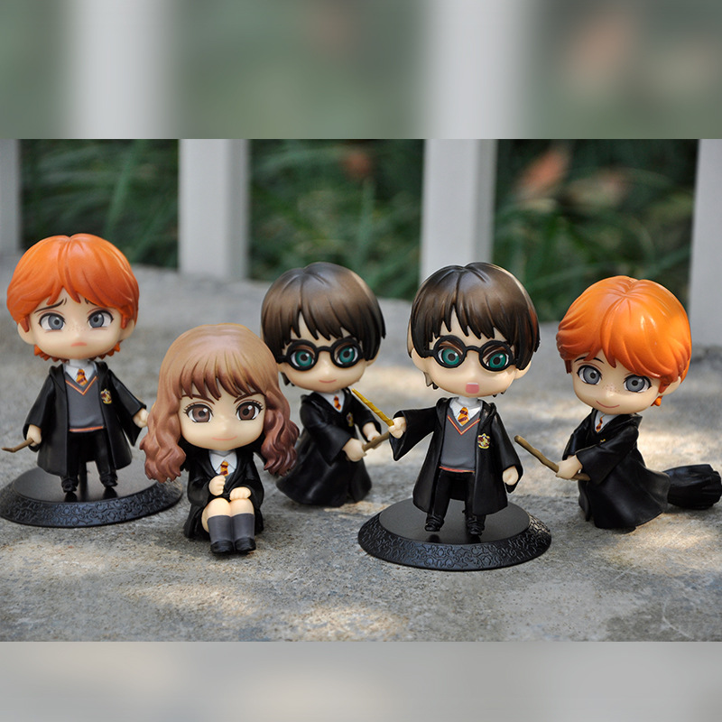 Dibujos animados Q versión mágica periférica hecha a mano modelo lindo niño niña muñeca habitación escritorio decoración regalo