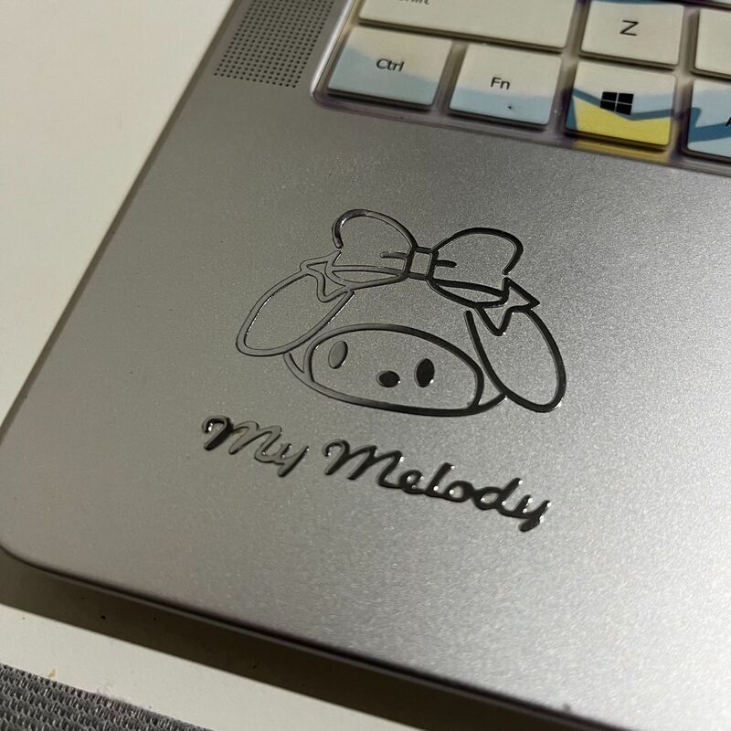 Little Red Book same style Sanrio meilti metal stickers wholesale cartoon Pacha dog mobile phone patch electroplating copper nickel