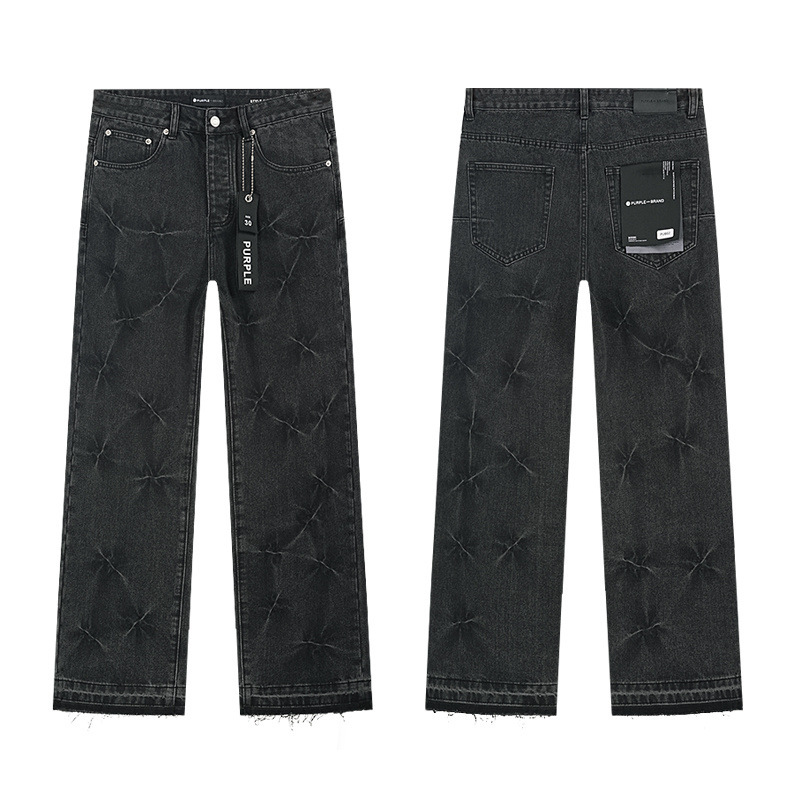 Europa y los Estados Unidos SS versión correcta de la marca púrpura, jeans de lavado en agua para hombres y mujeres, fábrica de Guangzhou en stock