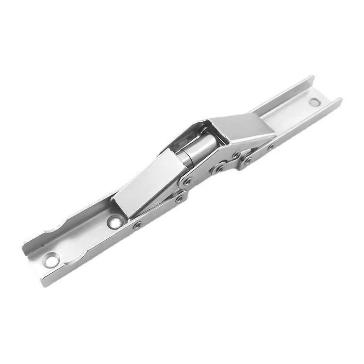 Soporte plegable bisagra larga sin agujero bisagra de ángulo recto para amortiguación puerta del armario puerta del armario bisagra de rejilla