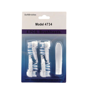 Compatible with Oralb/Oral-B Multi-Directional Electric Toothbrush Replacement Brush Heads 373347324734 Adult Antibacterial