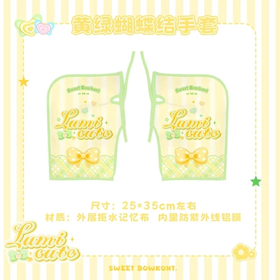 wind shield, hanging bag, phone holder, Electric vehicle foot mat - green-sunscreen-gloves