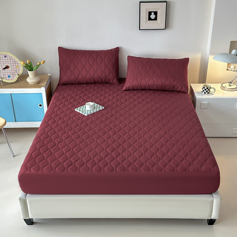 2025 nuevo comercio electrónico transfronterizo de comercio exterior exclusivamente para venta al por mayor impermeable cepillado acolchado impermeable ropa de cama impermeable fabricante de colchas de barrera para la orina