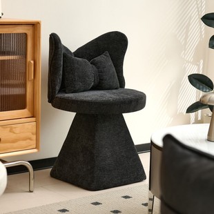 French-Style Light Luxury Makeup Chair, Simple Internet Celebrity Modern Bow Beauty Chair, High-End Makeup Stool, Manicure Chair