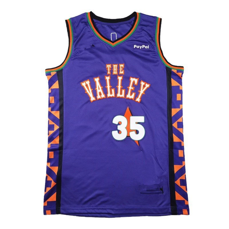 Футболка/майка Suns #35 Purple City Edition Durant Баскетбол Джерси DURANT Purple City Edition