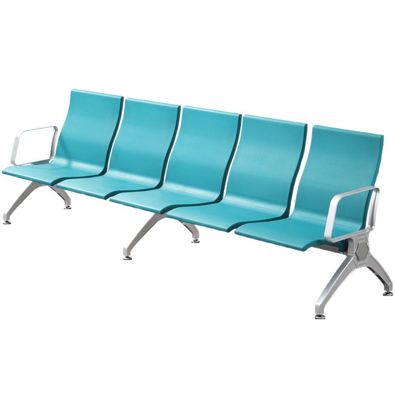 Silla de fila de cuatro personas Silla de aeropuerto Silla de espera de acero inoxidable Silla de descanso de fila pública Silla de tres personas image 6