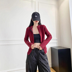 【羊绒蛋白+7A抗菌】新升级2.0小蛮腰瑜伽外套秋冬女时尚百搭上衣