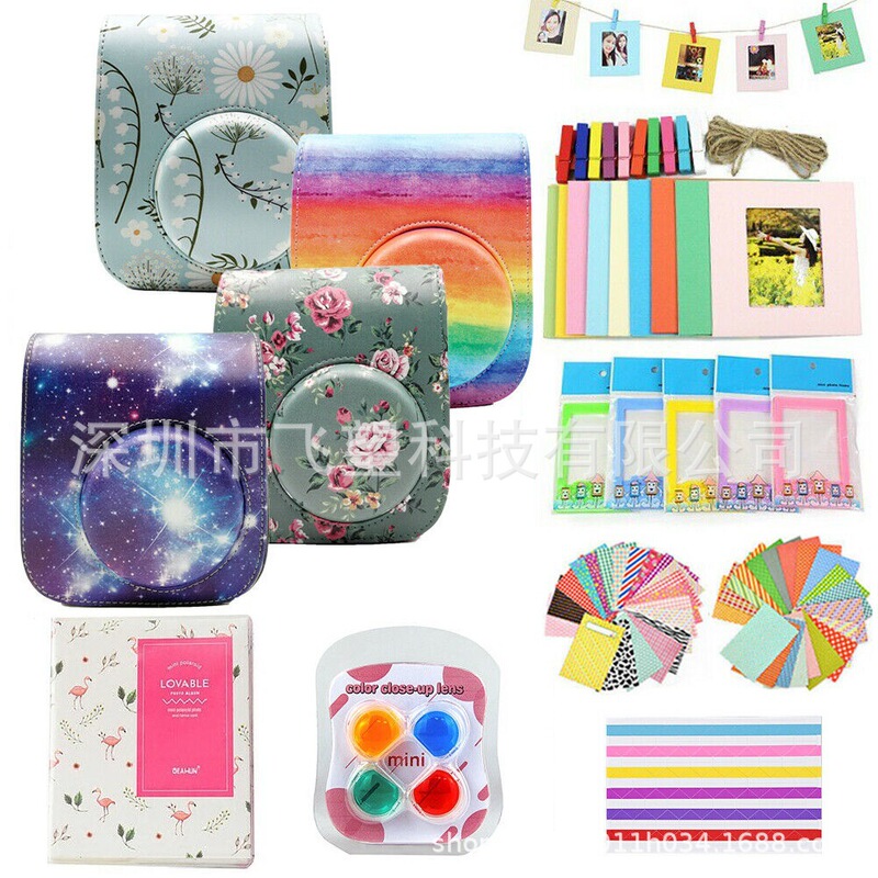 Polaroid Instax Mini 11 Mini 9 8 Accessories Set 8 in 1 Camera Bag Shoulder Strap Photo Album Photo Frame