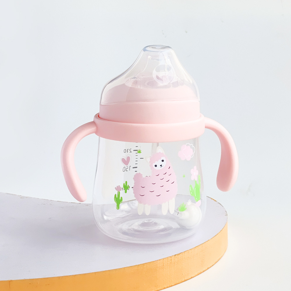Fabricante de origen Taza de agua para niños Taza de pico de pato Taza de paja Taza de plástico Taza de agua 360 Serie completa de tazas para bebés