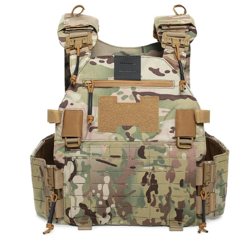 Camuflaje de campo transfronterizo chaleco de entrenamiento táctico multifuncional chaleco de protección de fanáticos militares chaleco de desmontaje rápido chaleco de chaleco