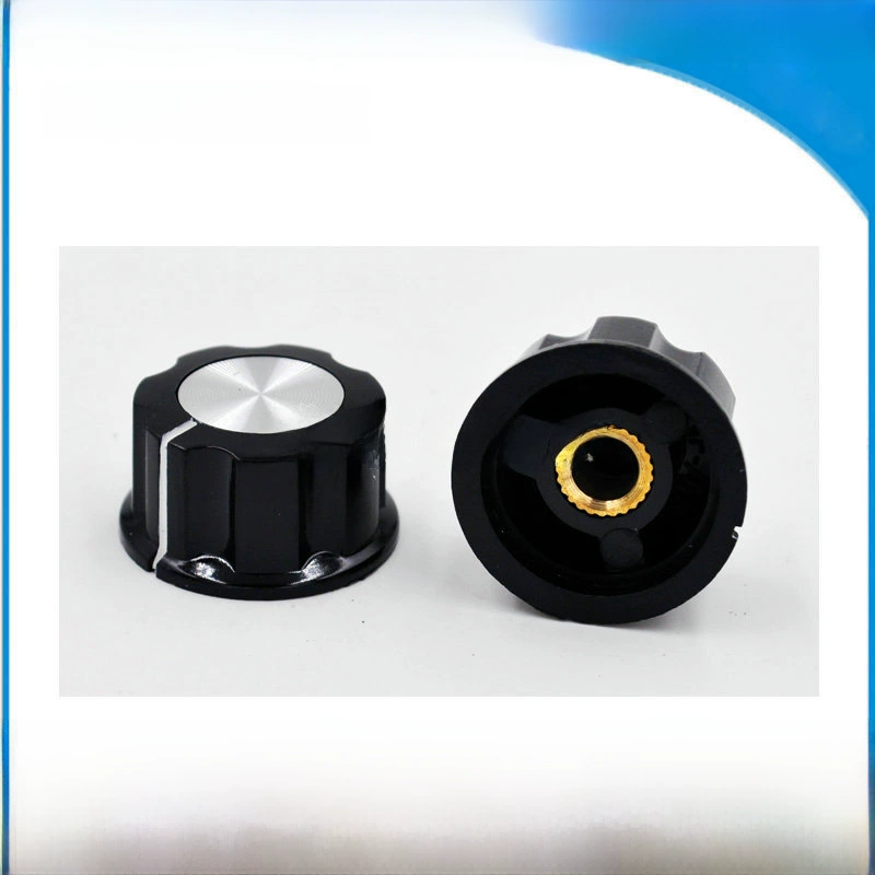 MF-A03 potentiometer knob bakelite knob/cap copper core inner hole 6.4mm/6MM