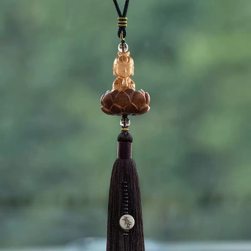 Safe Journey Pendant Car Deer Ornament Car Interior Decoration Car Hanging Decoration Rearview Mirror Pendant for Men and Women