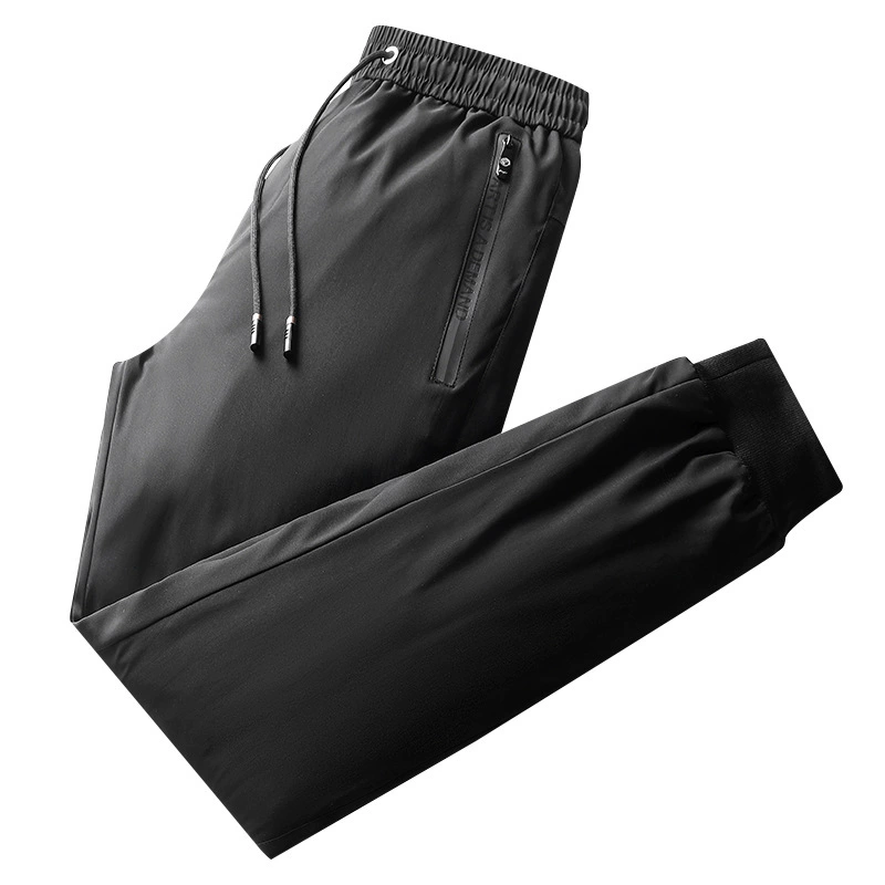 Winter keep warm trousers with down, (Cross-border trading), increased thickness, high waist