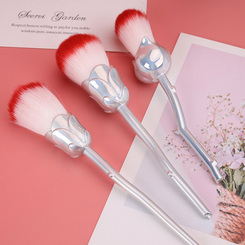 Shake Tone INS Internet Celebrity Large Rose Makeup Brush Blush Brush Soft and Comfortable High Glow Brush Powder Foundation Brush