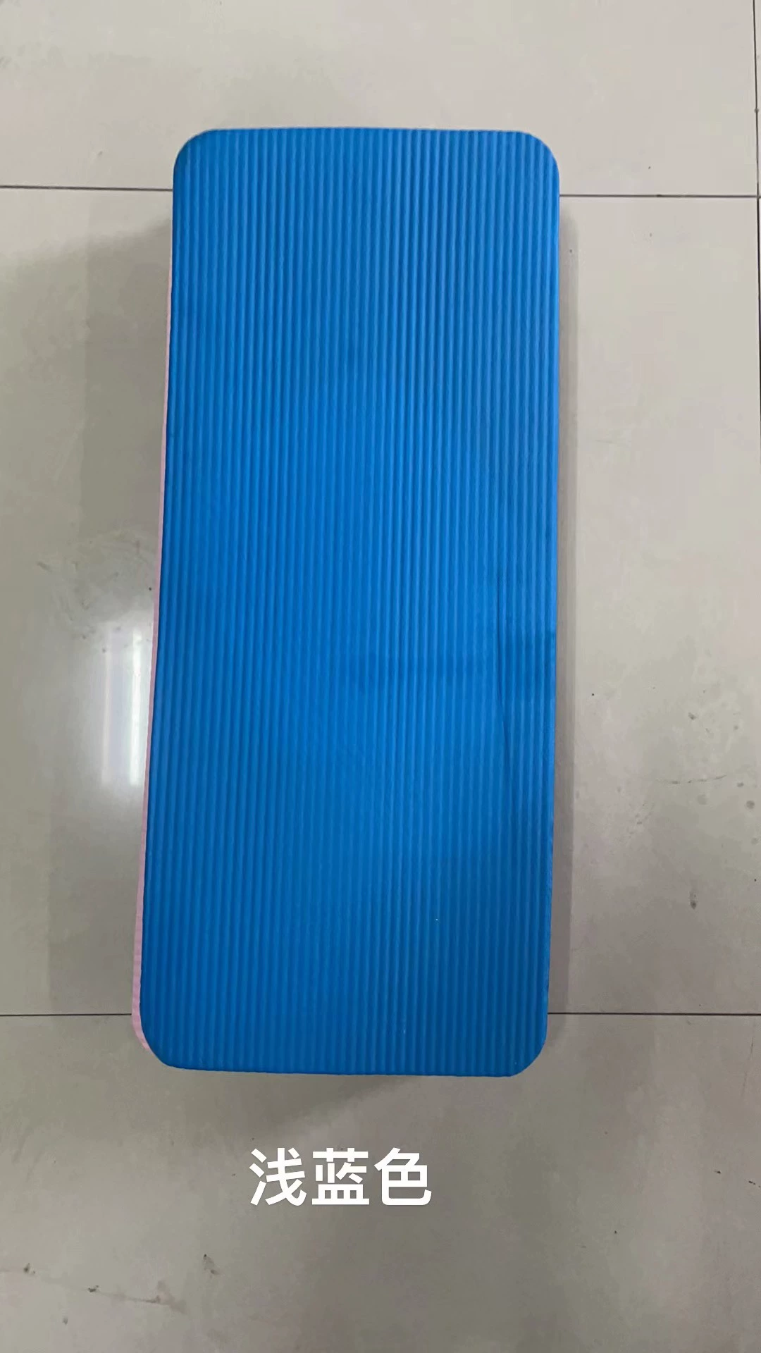 Йога-коврик NBR (Jieba) 60×25×1–1.5 см, легкий 150 г, нескользящая поверхность