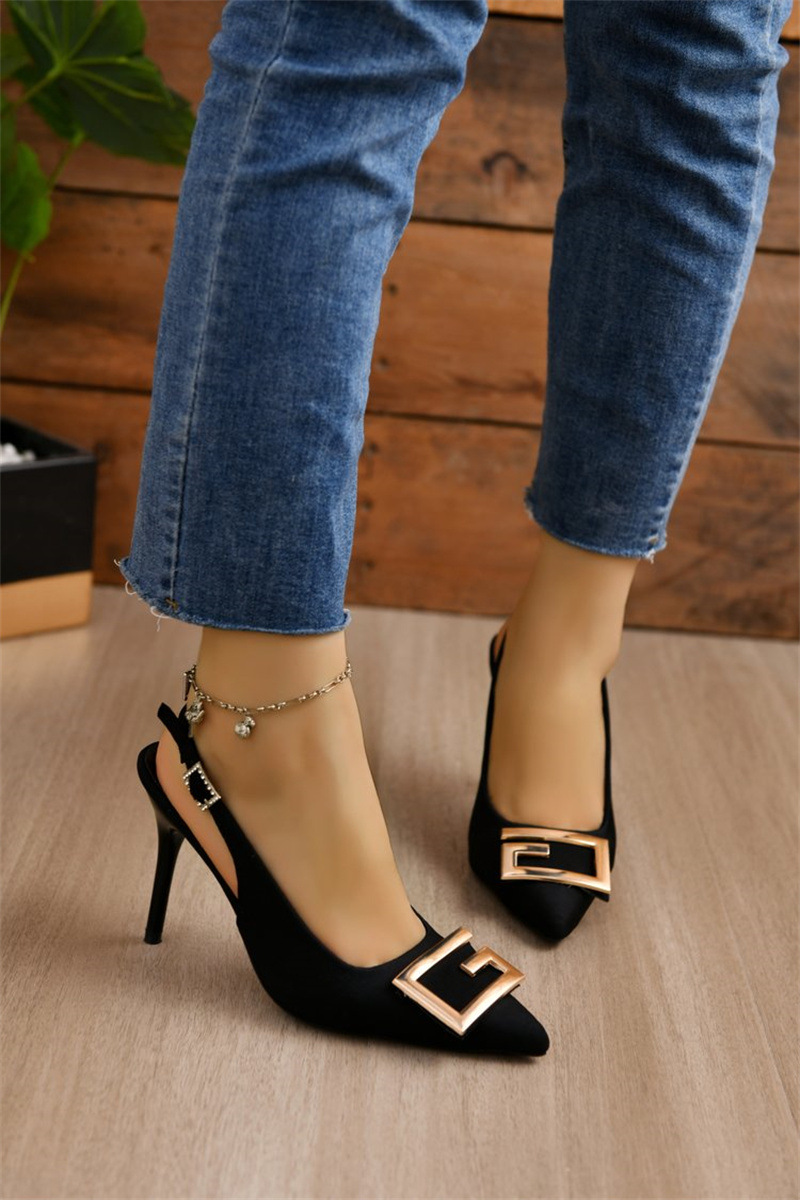 Sandalias de tacón alto Baotou transfronterizas europeas y americanas, nuevas sandalias de mujer con hebilla de metal hueca en la parte posterior y punta puntiaguda, moda al por mayor_voghion.com