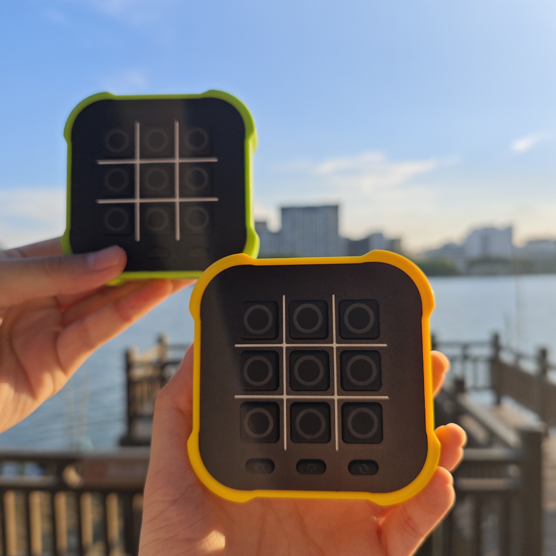 超级井字棋游戏机儿童闯关逻辑思维玩具亲子互动脑力桌面游戏玩具