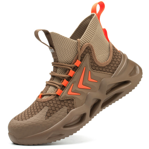 Work safety shoes for men, anti-puncture and anti-strike steel toe, lightweight protective shoes for men, workwear shoes