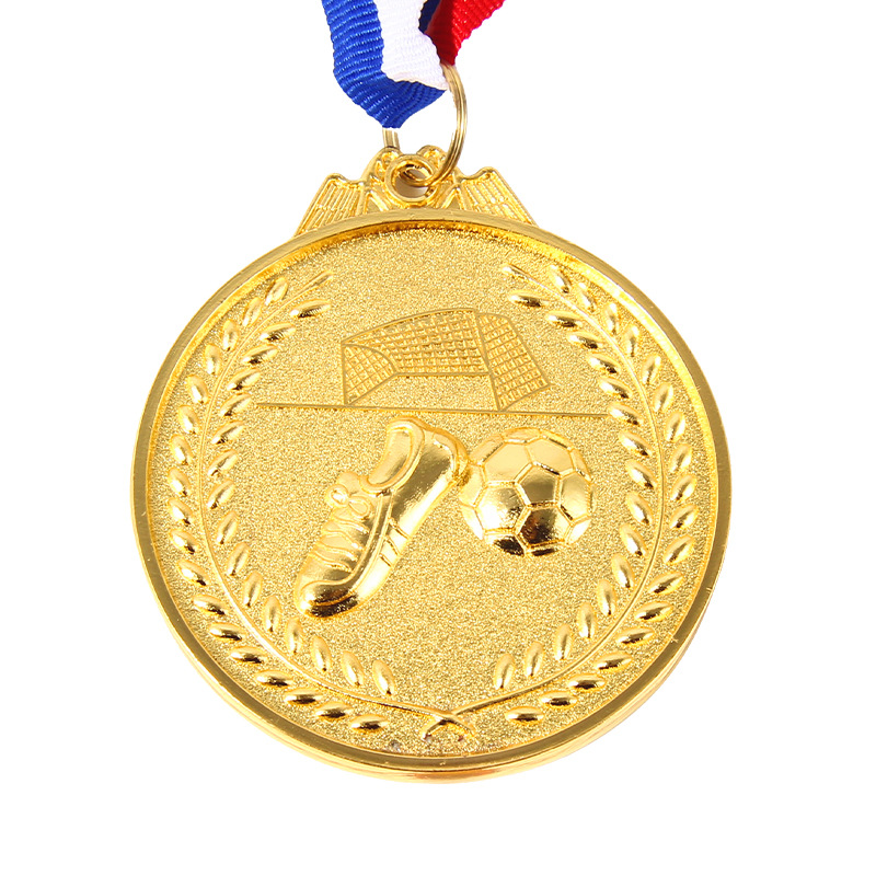 Medalla de fútbol Escuela personalizada Kindergarten Juegos Medallas de aleación de zinc Medallas de premios
