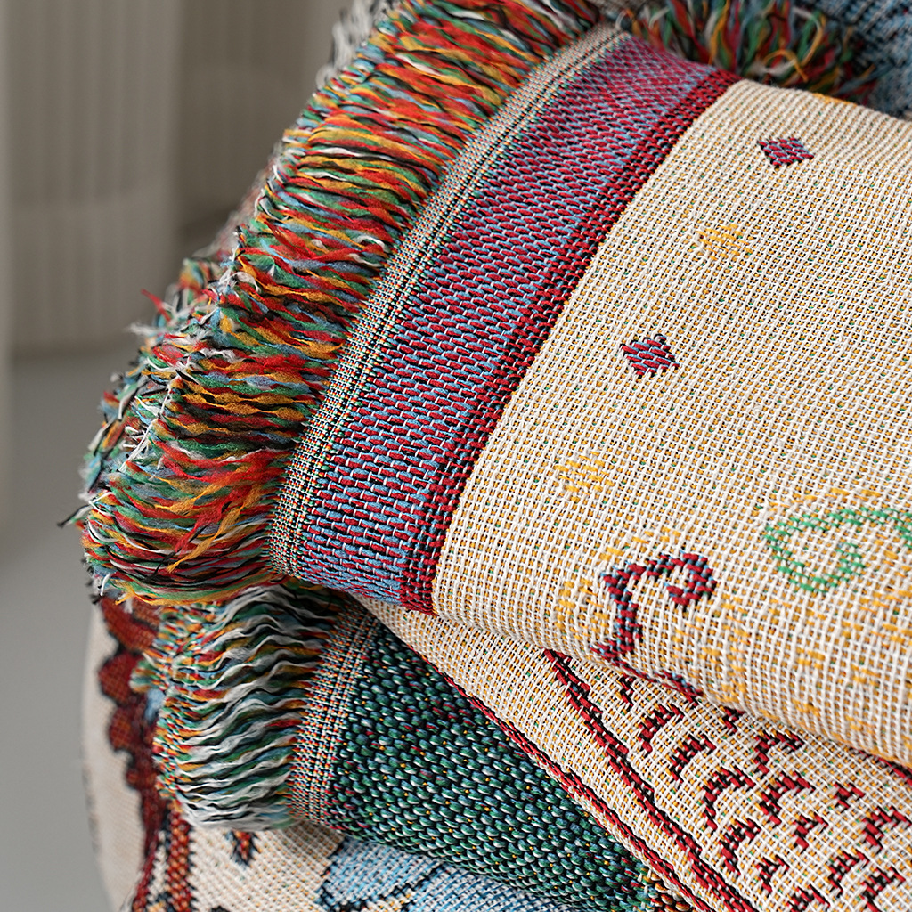 Dekorative Böhmische Wohndecke Für Sofa Und Freizeit Camping_voghion.com