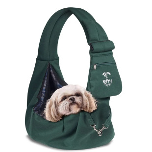 Pet bag with in stock samples dog potty bag pet sling carrier sling carrier dog cat adjustable belt mesh free