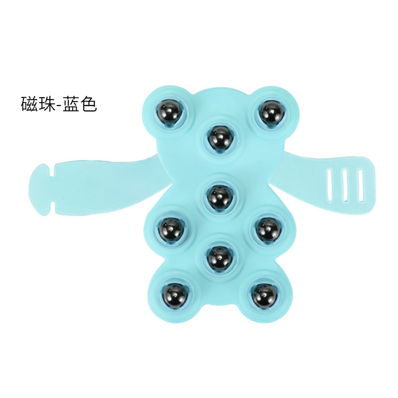 Nueve cuentas masajeador bola magnética bola de acero relajación muscular bola abdominal equipo de cuidado de la salud draga Meridian cepillo