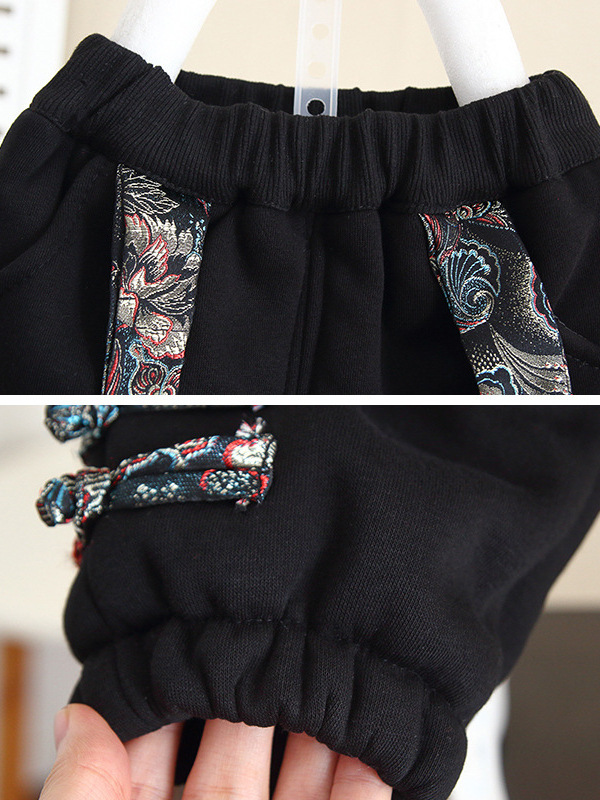 Conjunto de Ropa de Invierno para Niños 7015, Traje Tang de Algodón Grueso, Conjunto de Hanfu de Dos Piezas para el Año Nuevo 2026
