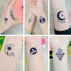 New herbal tattoo stickers wholesale semi-permanent plant juice tattoo stickers cross-border supply small fresh tattoo stickers