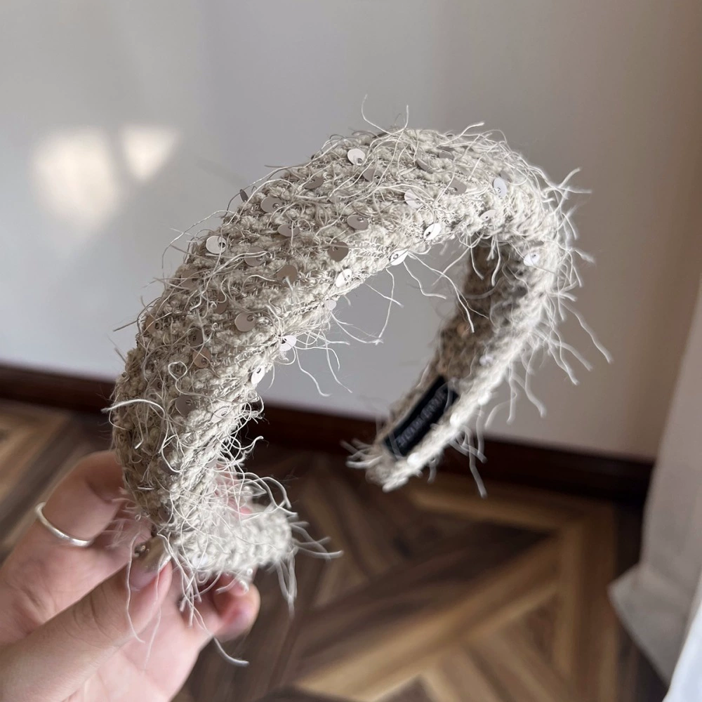 Плюшевая повязка на голову с ушками (плюш) — дружелюбная к умыванию, осень–зима аксессуар для волос, несколько цветов