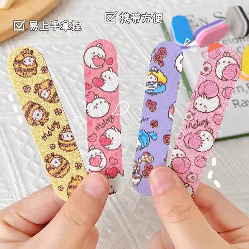 Manufacturer Wholesale Manicure Short Nail File Double-Sided Small Nail Rub Strip Shaping Polishing Strip Wearable Nail Polishing Durable