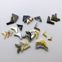 简约金属自制牛皮古铜色本复护角配件相册DIY材料手账本其他配件