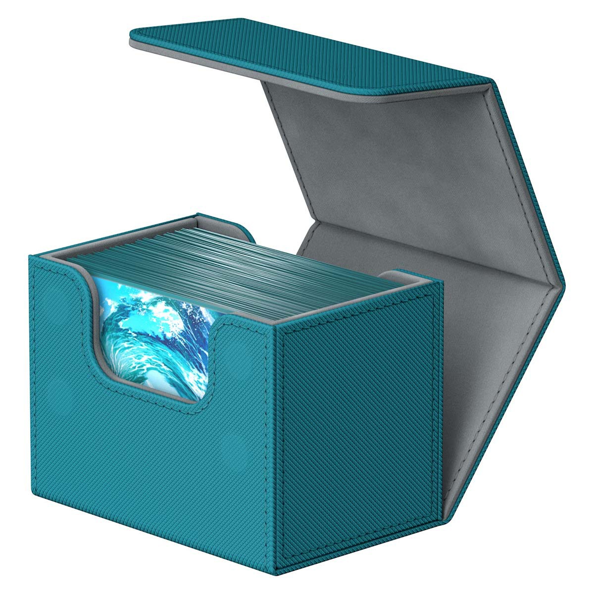 De gama alta 80 + multi-funcional PU caja de tarjeta juego de mesa MTG Ultraman tarjeta Bao Ke Meng Wanzhi tarjeta de almacenamiento al por mayor