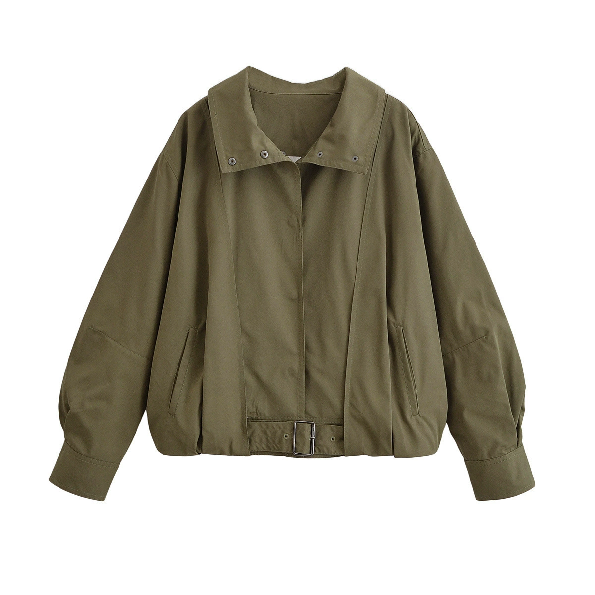 Популярная куртка-бомбер с пряжкой из Европы и Америки на AliExpress