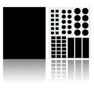Amazon Explosions Black Shading Sticker LED Shading Sticker Dimming LED Filter Round Insulation Wholesale