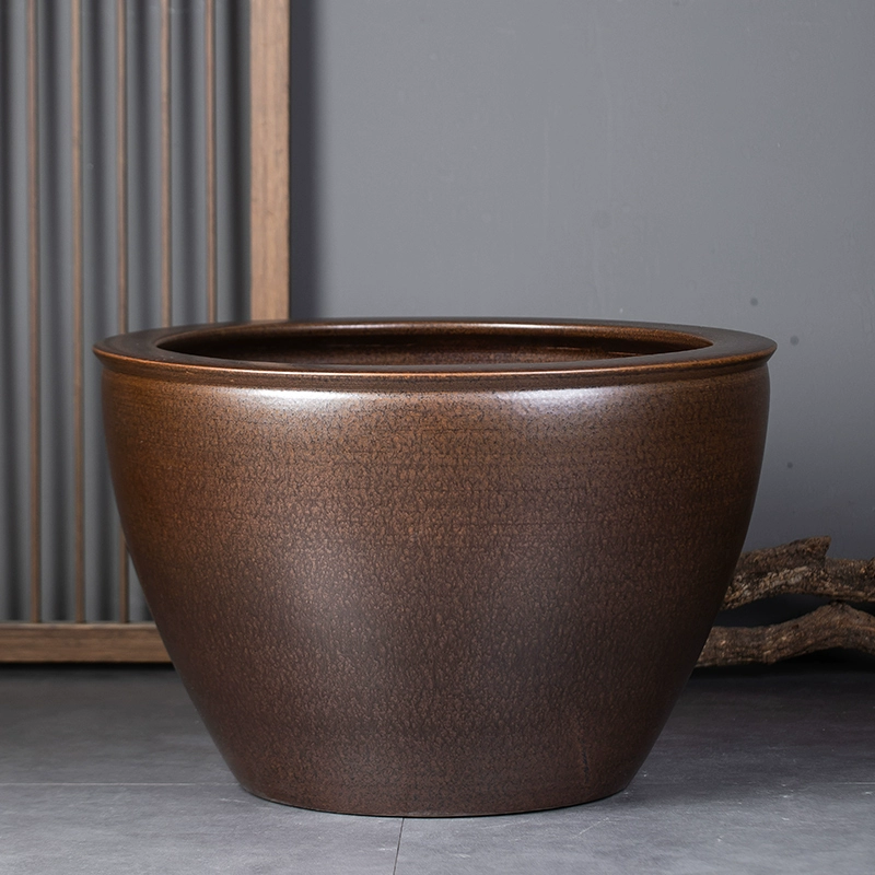 Керамический аквариум Koi с золотыми рыбками в Цзиндэчжэнь