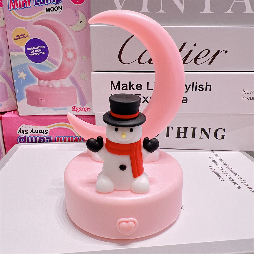 눈사람 3호 초승달 램프 파우더