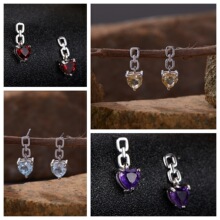 С���߼��А���S925���y��Ȼʯ��ʯ��ˮ���ʌ����Ů����ɫ�錚Ů