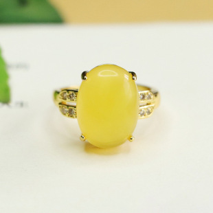 Aiyu natural amber ring beeswax ring ring ring national style jewelry factory wholesale generation AY3120409