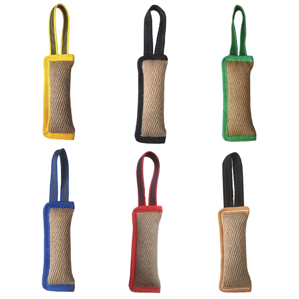 Pet Training Jute Chew Sticks Durable Teething Targets Dog Toys Pick Up Sticks_voghion.com