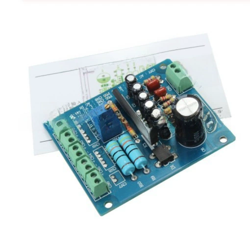 New type AC 12V stereo VU table drive board amplifier DB audio level input backlight
