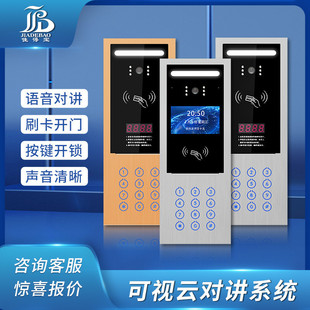 Building Intercom Equipment Smart Community Unit Access Control System Doorbell Set Color High-Definition Visual Indoor Unit
