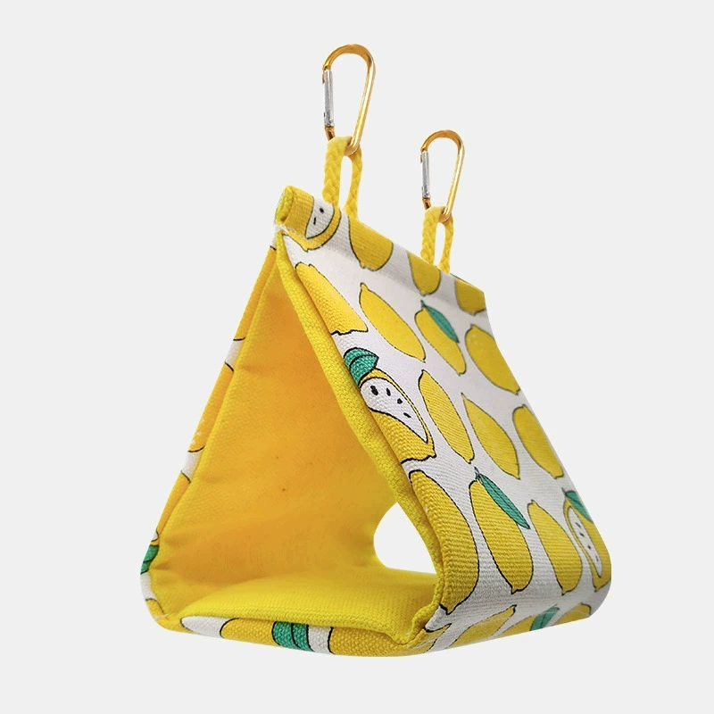 Весна лето 2022 новый холст гнездо попугай гамак птичий дом спящий гнездо птица палатка попугай треугольное гнездо