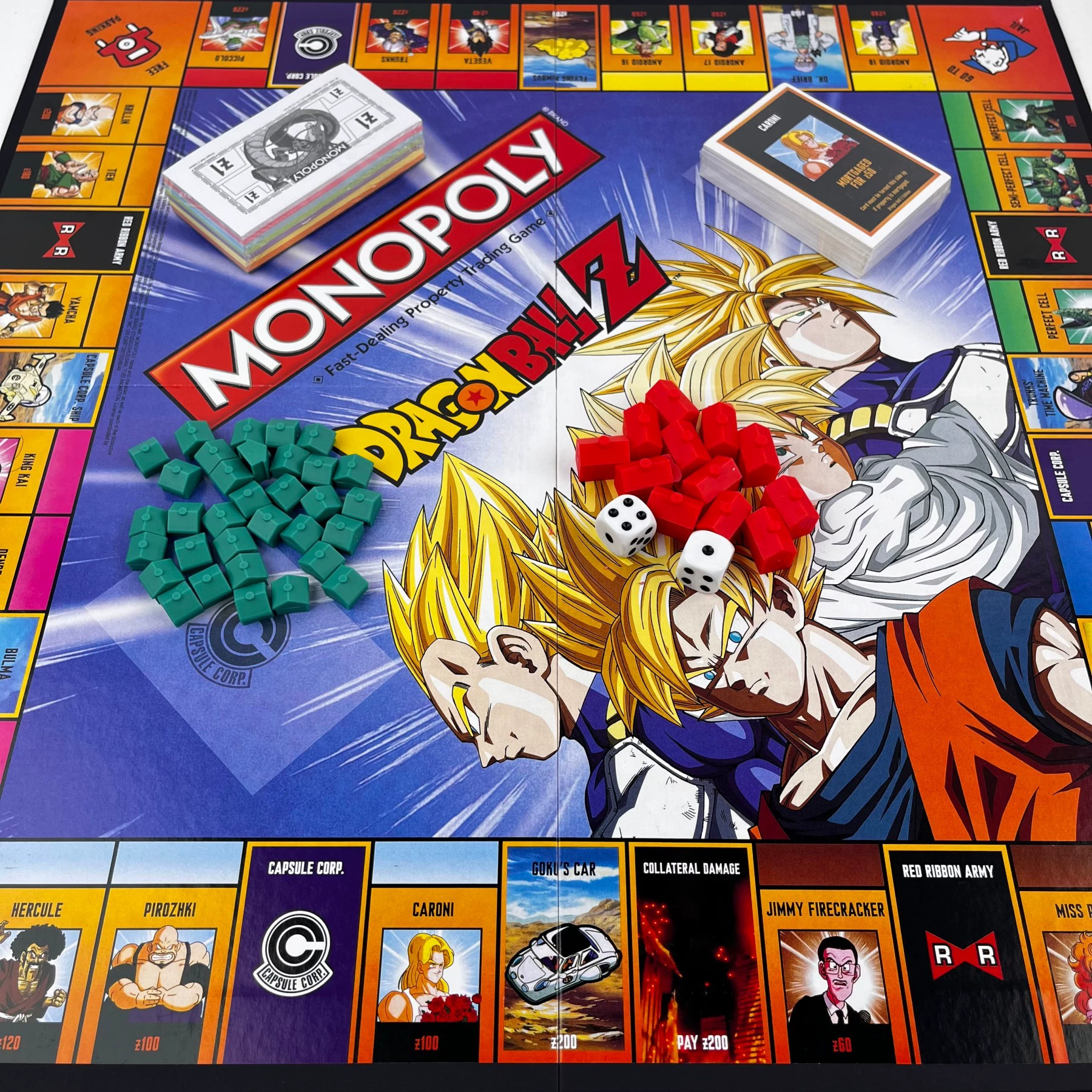 Монополия Dragon Ball Power, настольная игра, Рождественская ночь, Монополия One Piece, игровое поле