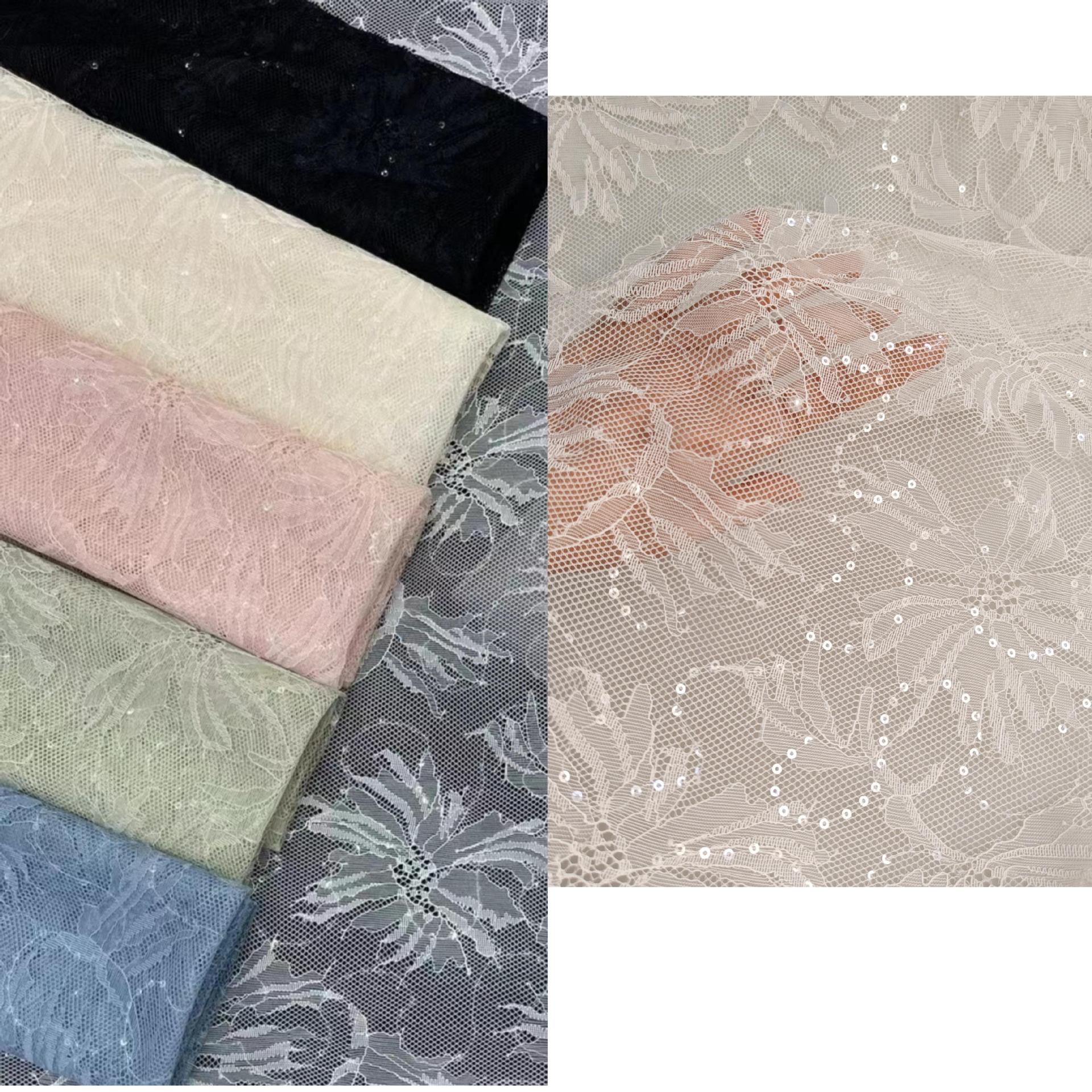 New spot ~ shiny polyester polyester -free large leaf flower embroidery tablets cut lace fashion atmospheric skirt fabric