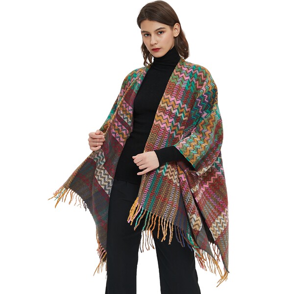 autumn demi-season ethnic cloak