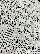 新款牛奶丝水溶蕾丝面料刺绣植物花卉服装辅料高档加厚  工厂直销