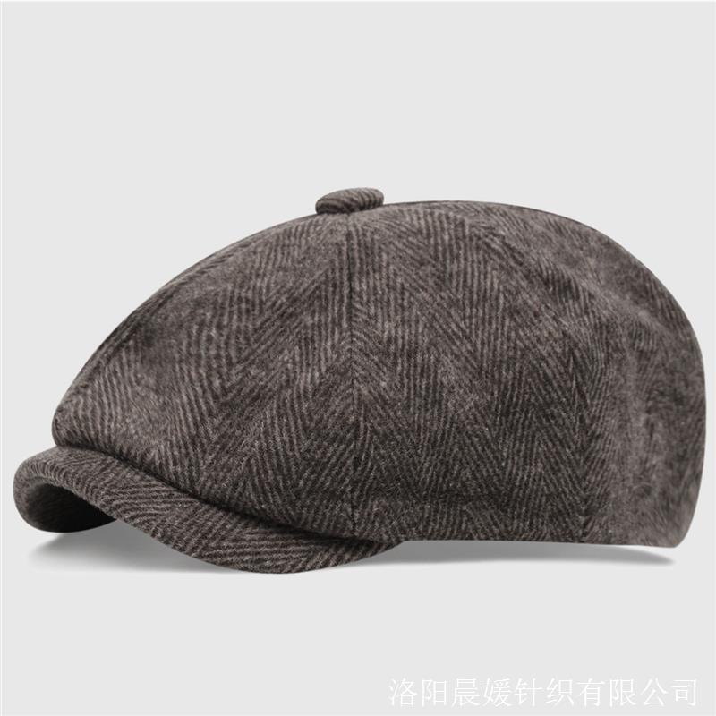 剃刀党帽子浴血黑帮贝雷帽男八角帽画家帽女报童英伦帽子复古|undefined