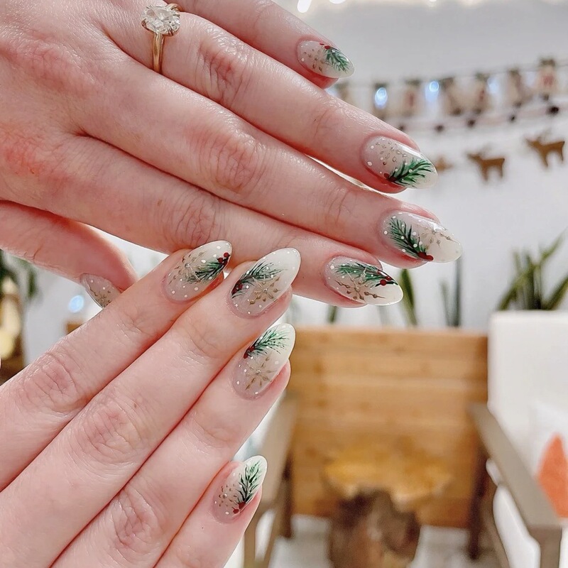 Christmas Atmosphere European and American Cross-Border Popular 30-Piece Wearable Nails Cat Eye Niche Design Nail Patches Nails Christmas Atmosphere European and American Cross-Border Popular 30-Piece Wearable Nails Cat Eye Niche Design Nail Patches Nails