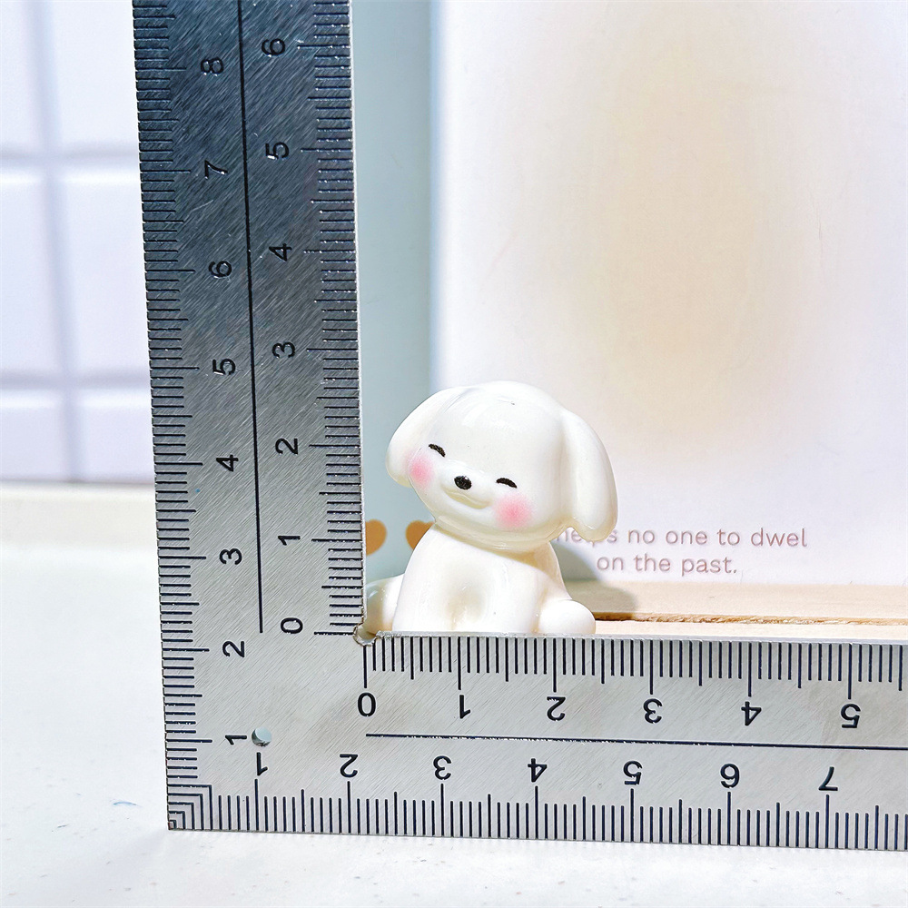 입체적인 강아지 - 베이지색 귀